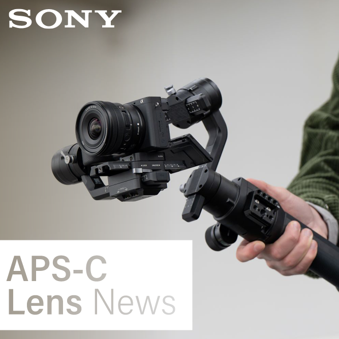 Sony kündigt drei neue APS-C Objektive an