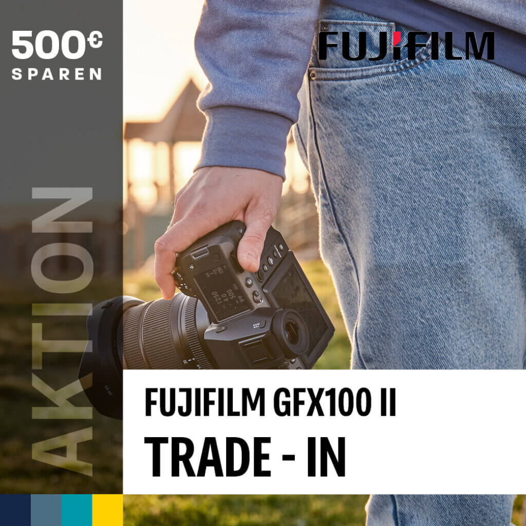 Fujifilm GFX100 II kaufen und € 500 sparen | 12.02. - 14.04.2024