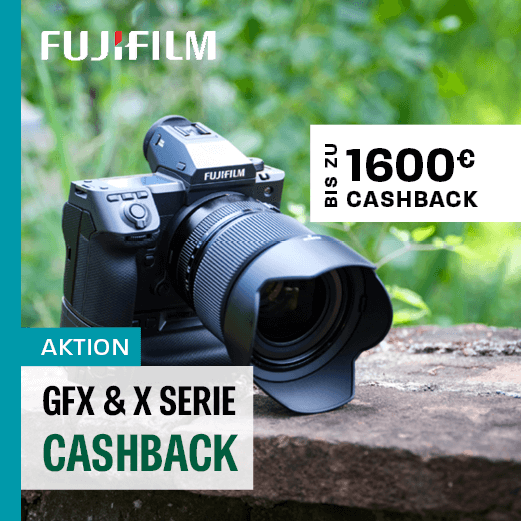 Teilnehmende Kamera oder Objektiv kaufen und bis zu € 1600,- Cashback erhalten